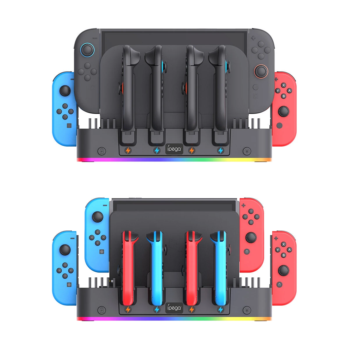 Ipega PG-SW2047 Universal Multifuncitonal Wall Stand Switch/Switch2 Controller Hanger with Colorful RGB Lighting — view 5