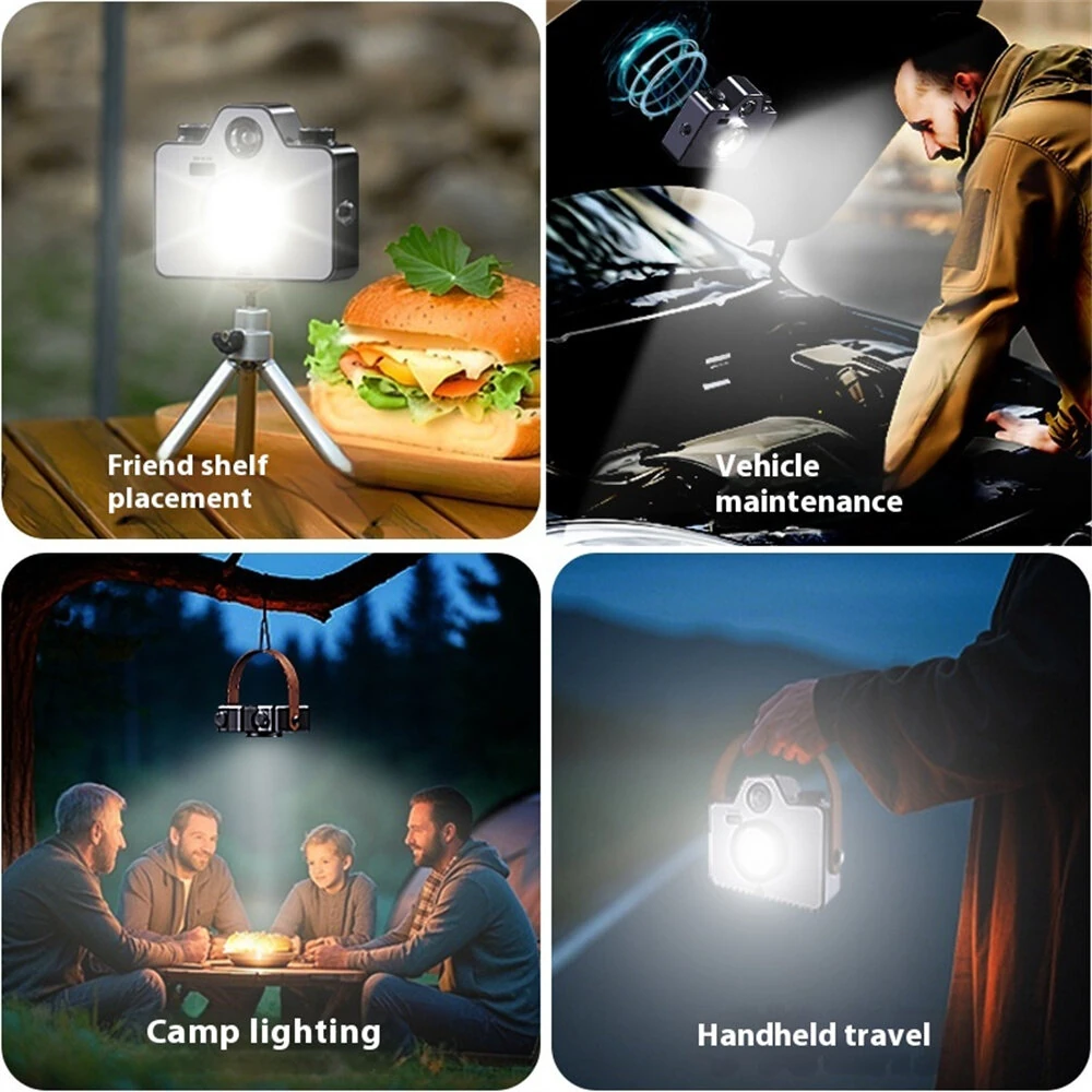 IPRee 1500LM COB Light High Power Multifunctional Flashlight Built-in battery Rechargeable Mini Portable Lamp Outdoor Camping Lanterns — view 3
