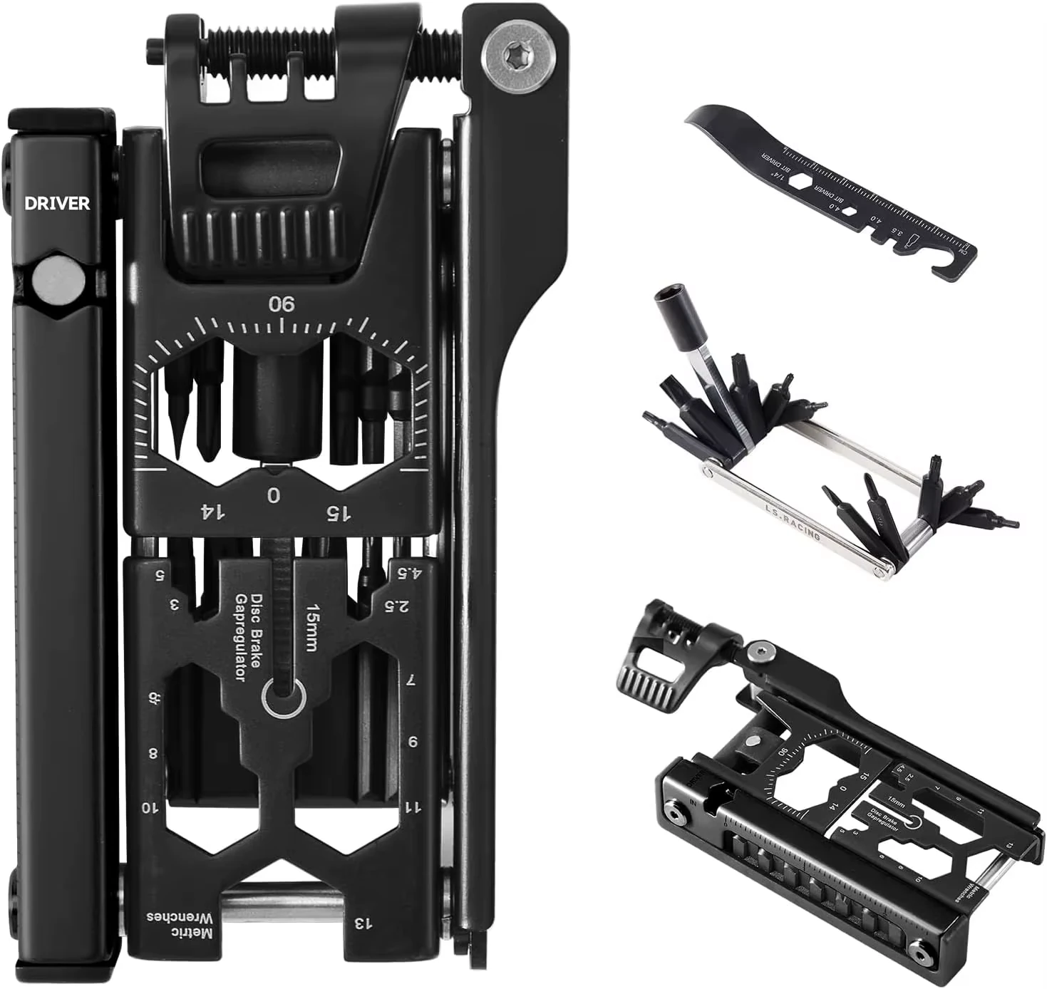 IPRee 38 In 1 Bicycle Repair Tool Set Bike Spoke Wrench Bicycle Screwdriver Set Detachable Bike Repair Screwdriver Bit Kit For Cycling