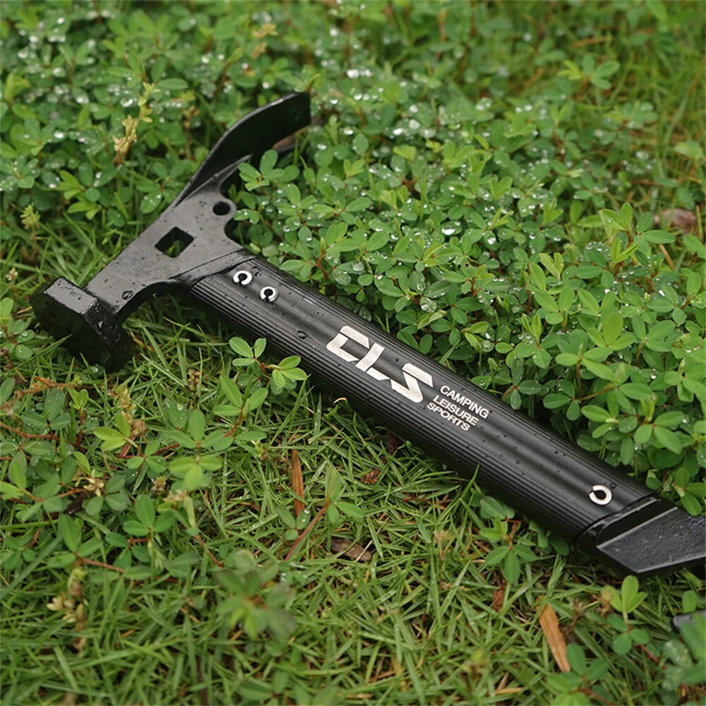 IPRee CLS Outdoor Tools Double Head Mini Tent Hammer Multi Functional Stainless Steel Aluminum Alloy Handle Camping Skyline Hammer Small Hammer — view 6