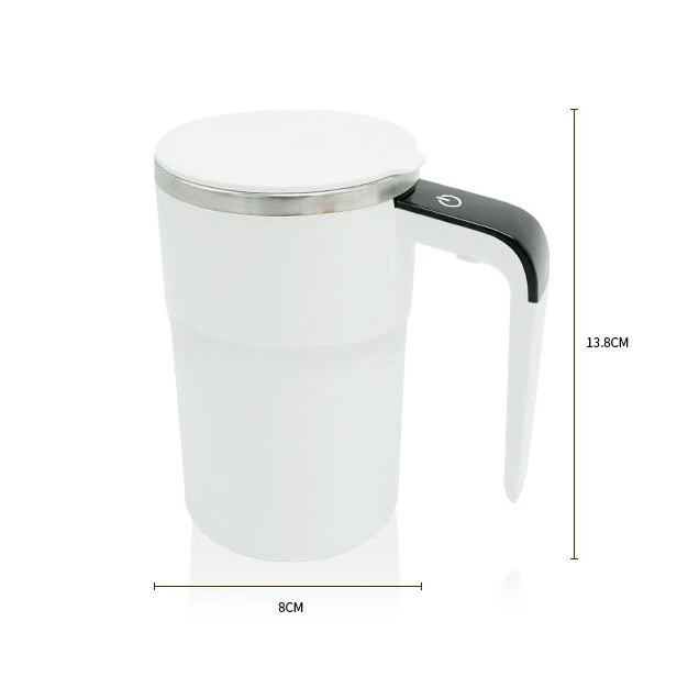 IPRee Intelligent Magnetic Auto-Stirring Cup with LED Display Temperature 380ml Rechargeable Portable Mixing Coffee Mug For Home & Office Use — view 8