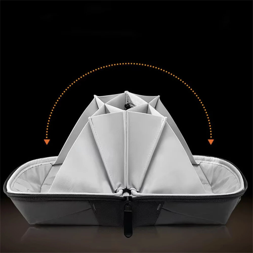 IPRee Large Capacity Cable Storage Bag Waterproof Digital Electronic Organizer Portable USB Data Line Charger Plug Storage Bag Travel Cable Organizer — view 4