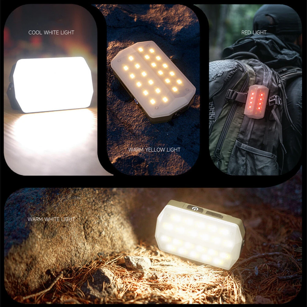IPRee LED Camping Tent Light USB Rechargeable Searchlight High Power Outdoor Emergency Lighting Waterproof Portable Hanging Night Lamps — view 4