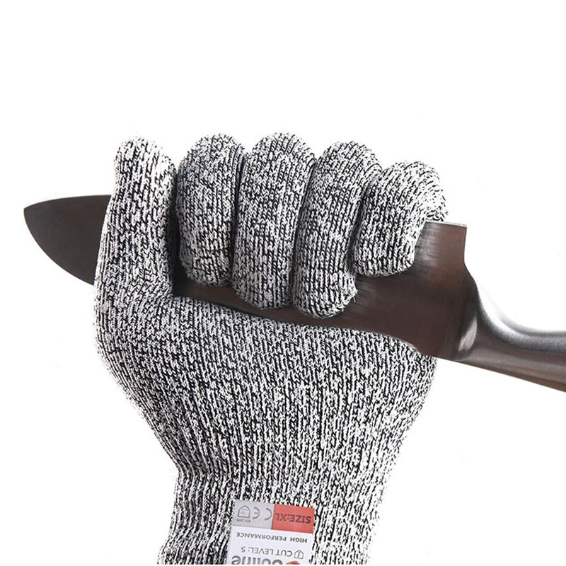 IPRee Level 5 Cut Proof Stab Resistant Wire metal Glove Kitchen Fishing Cuts Gloves for Oyster Shucking Fish Gardening Safety Gloves — IPRee