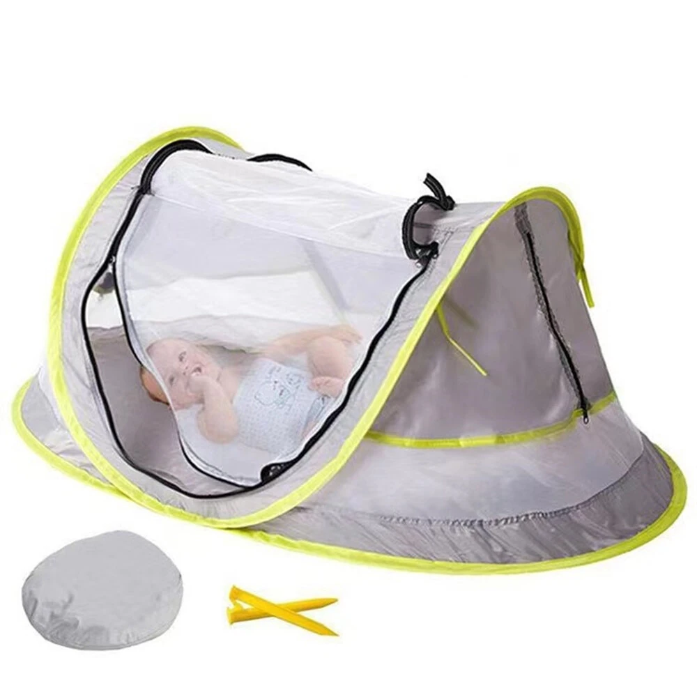 IPRee Outdoor Baby Beach Tent Foldable Automatically Open UV Protection Sun Shade For Infant Travel Swimming Pool Play House Toy