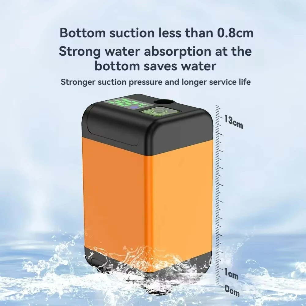 IPRee Outdoor Camping Shower Portable Electric Shower Pump IPX7 Waterproof 6000/7800mAh with Digital Display Temperature for Camping Travel Beach Dormitory — view 6