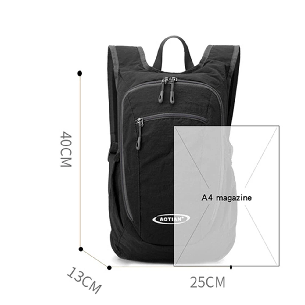 IPRee Outdoor Climbing Backpack Large Capacity Mountaineering Bags Foldable Camping Hiking Daypack Waterproof Travel Trekking Rucksack — view 6