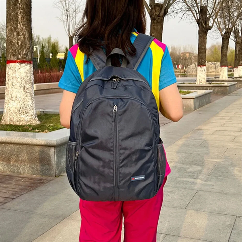 IPRee Outdoor Foldable Ultralight Backpack for Camping Travel Hiking Men Women Waterproof Fishing Cycling Folding Backpack Daypack — view 11