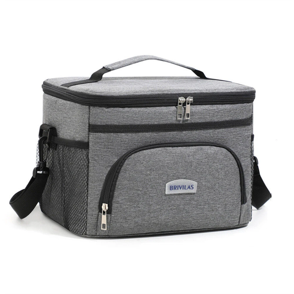 IPRee Portable Thermal Oxford Cloth Picnic Cooler with Shoulder Strap, Waterproof, Heat and Cold Preservation, Ideal for Outdoor Camping