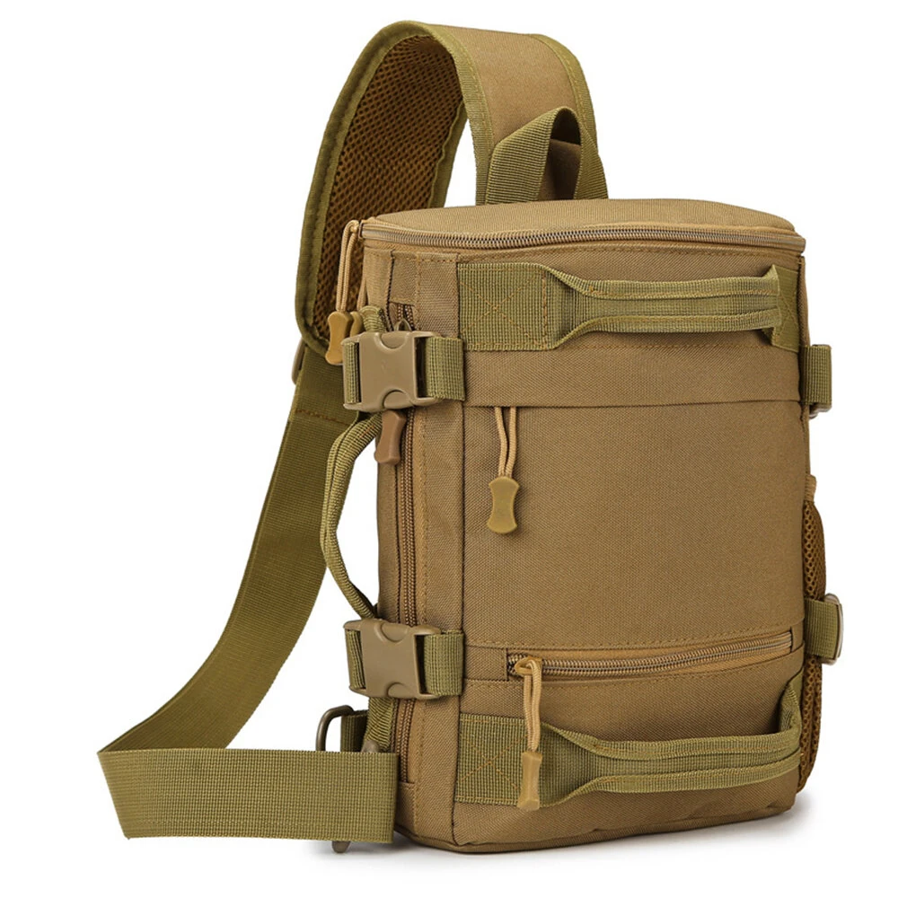 IPRee Tactical Camping Chest Bag Outdoor Hiking Trekking Fishing Cycling Pack Portable Travel Sports Luggage Rucksack Fanny Pack — view 2