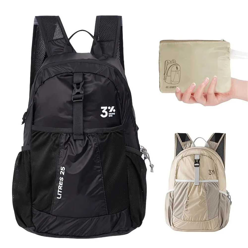 IPRee Ultralight Foldable Backpack,Waterproof Hiking Pack for Trekking Travel,Compact Long-lasting Small Bag with Adjustable Straps — IPRee