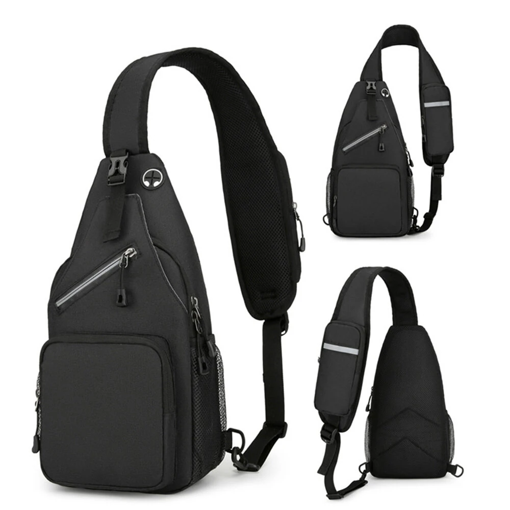 IPRee Waterproof Single Chest Shoulder Bag, Multi Purpose Large Capacity Crossbody Bag for Men Women, Suitable for Outdoor Travel Work — view 10