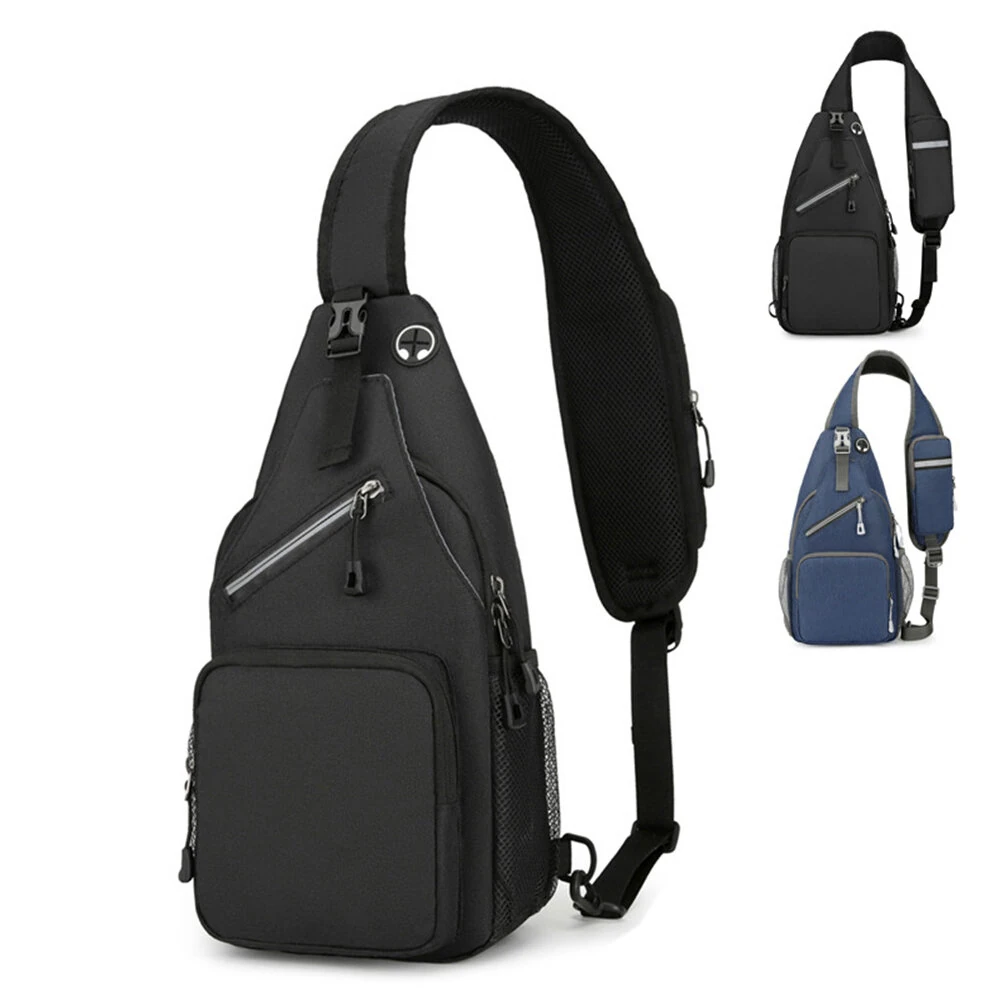 IPRee Waterproof Single Chest Shoulder Bag, Multi Purpose Large Capacity Crossbody Bag for Men Women, Suitable for Outdoor Travel Work — view 2