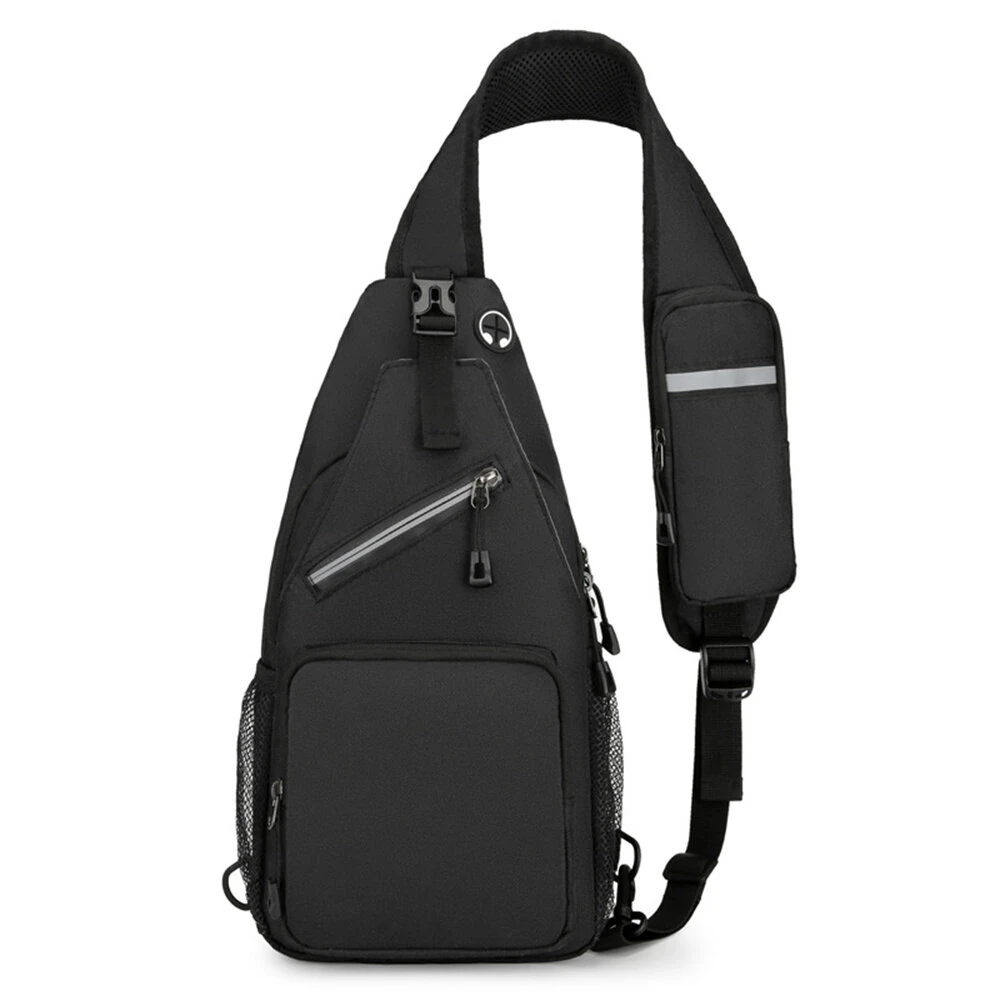 IPRee Waterproof Single Chest Shoulder Bag, Multi Purpose Large Capacity Crossbody Bag for Men Women, Suitable for Outdoor Travel Work — view 7