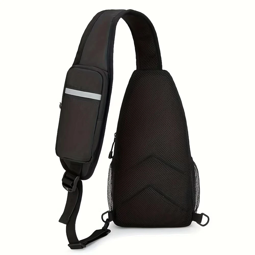 IPRee Waterproof Single Chest Shoulder Bag, Multi Purpose Large Capacity Crossbody Bag for Men Women, Suitable for Outdoor Travel Work — view 8