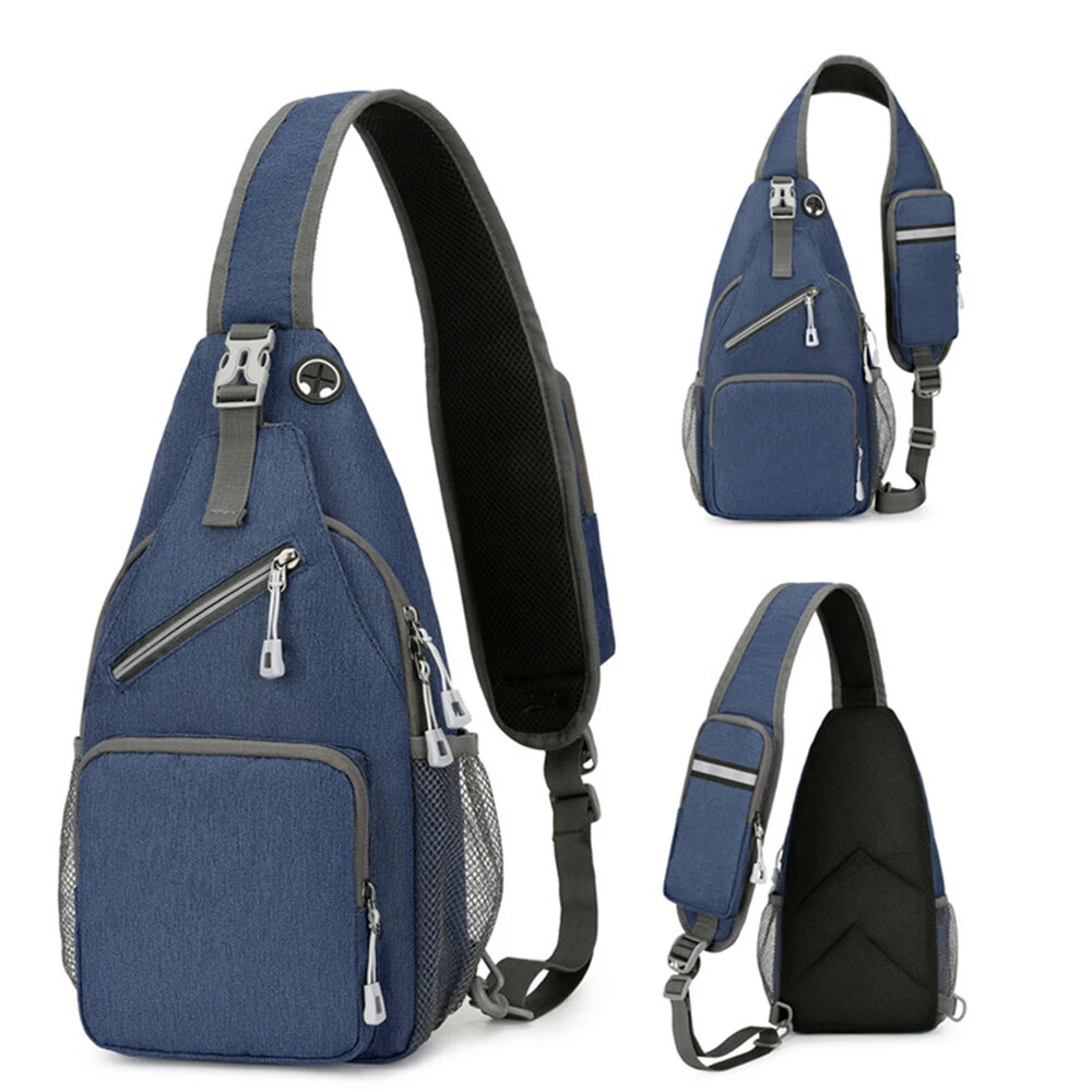 IPRee Waterproof Single Chest Shoulder Bag, Multi Purpose Large Capacity Crossbody Bag for Men Women, Suitable for Outdoor Travel Work — view 9