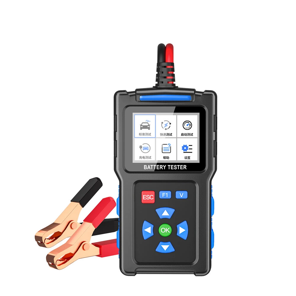 JDiag BT300 12V 24V Car Battery Tester Universal 2.4 inch TFT Color Screen Multiple Testing Modes 20-2000 CCA 10AH-300AH Lead-acid AGM Flat AGM GEL Gel Batteries Tester — JDiag