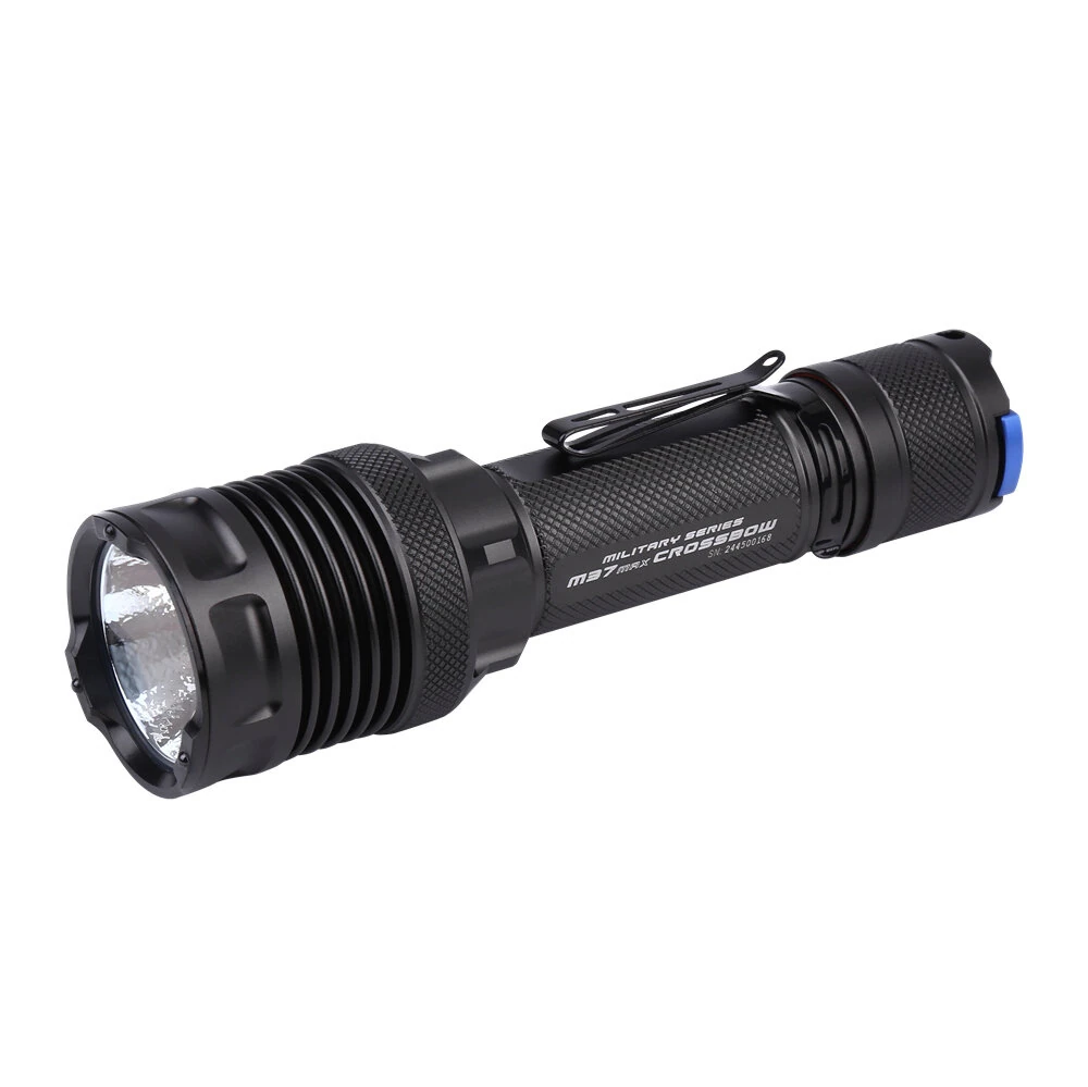 Jetbeam M37 MAX 5000LM High Performance Tactical Flashlight With 3 Tail Buttons with 21700 Battery USB Rechargeable EDC Torch Light for Hiking Camping Self-protection