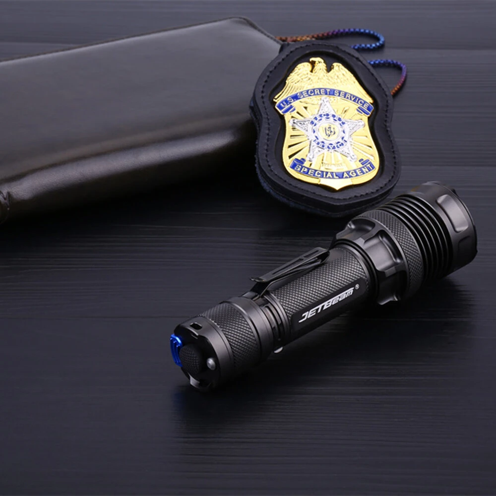 Jetbeam M37 MAX 5000LM High Performance Tactical Flashlight With 3 Tail Buttons with 21700 Battery USB Rechargeable EDC Torch Light for Hiking Camping Self-protection — view 9