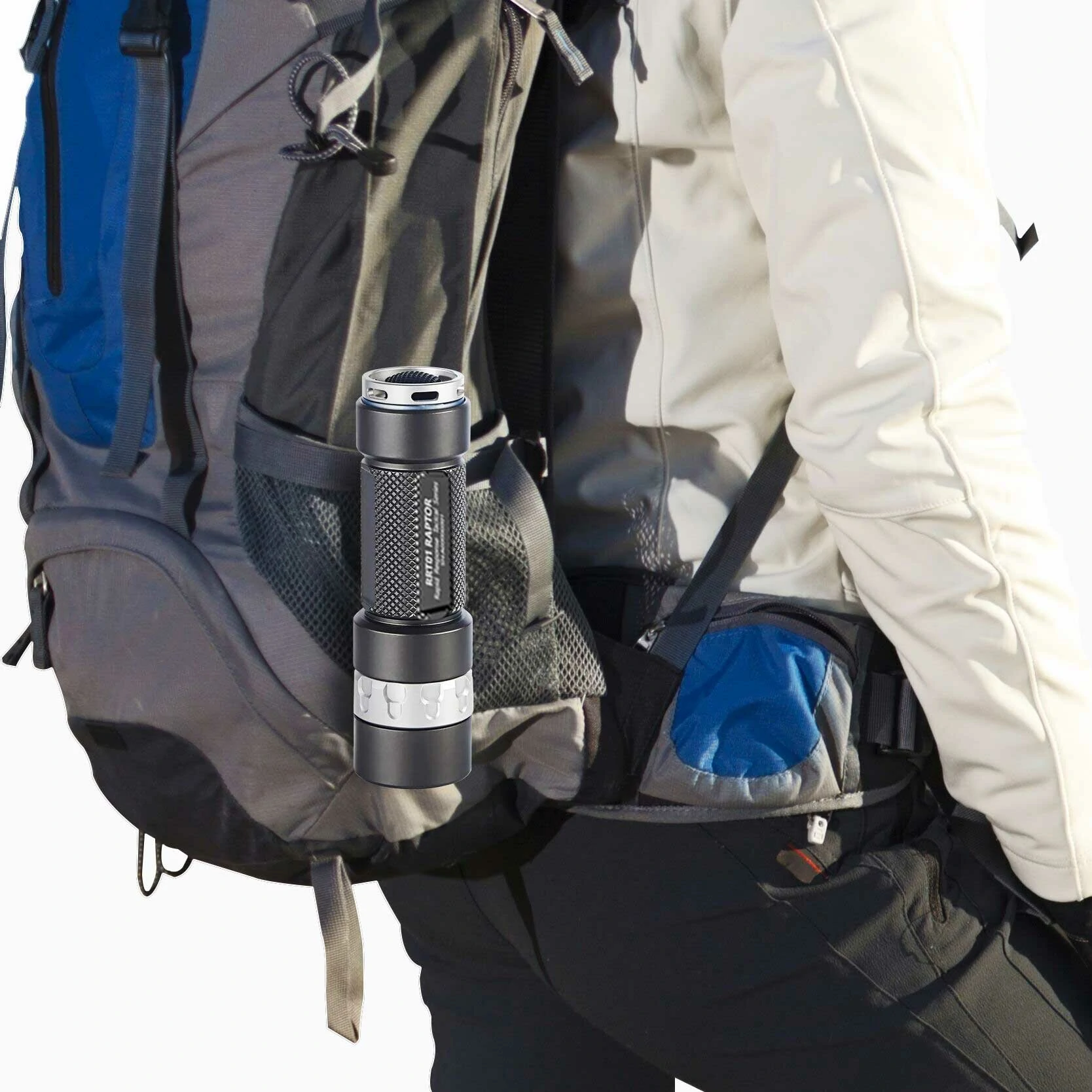 JETBeam RRT01 950LM XPL/Nichia 219C 3-Modes Tactical Flashlight IPX8 220M Long-range LED Torch + Extension Tube — view 3