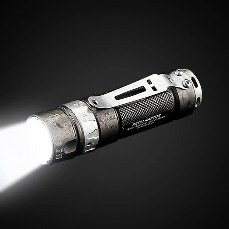 JETBeam RRT01 950LM XPL/Nichia 219C 3-Modes Tactical Flashlight IPX8 220M Long-range LED Torch + Extension Tube — view 5
