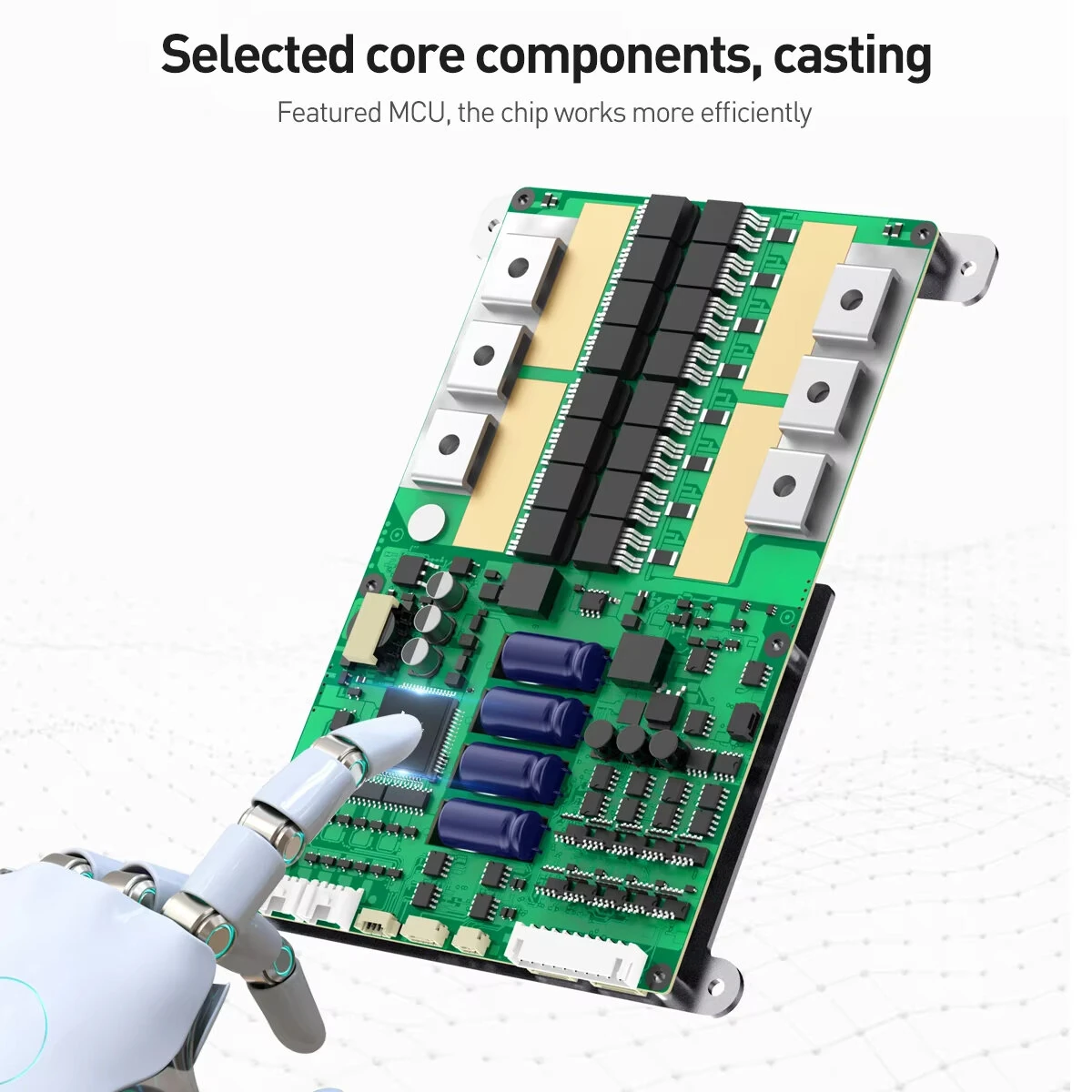 JIKONG BMS Battery Protection Board with 6 Interfaces RS485/CAN/Display/Heat/NTC Smart Active Balance BMS 40A 60A 80A 100A 200A 300A Lifepo4 Li-Ion Lto 18650 Battery BMS — view 5