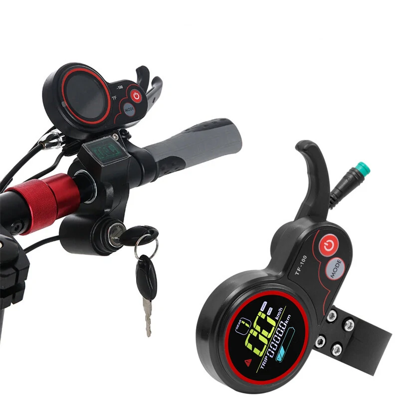 JingBo 60V 45A FOC Sine Wave Electric Scooter Controllers With Display TF-100 5 Pin Display For LAOTIE TI30 ES19 ZERO Hal0 Knight 60V Electric Scooter — view 3