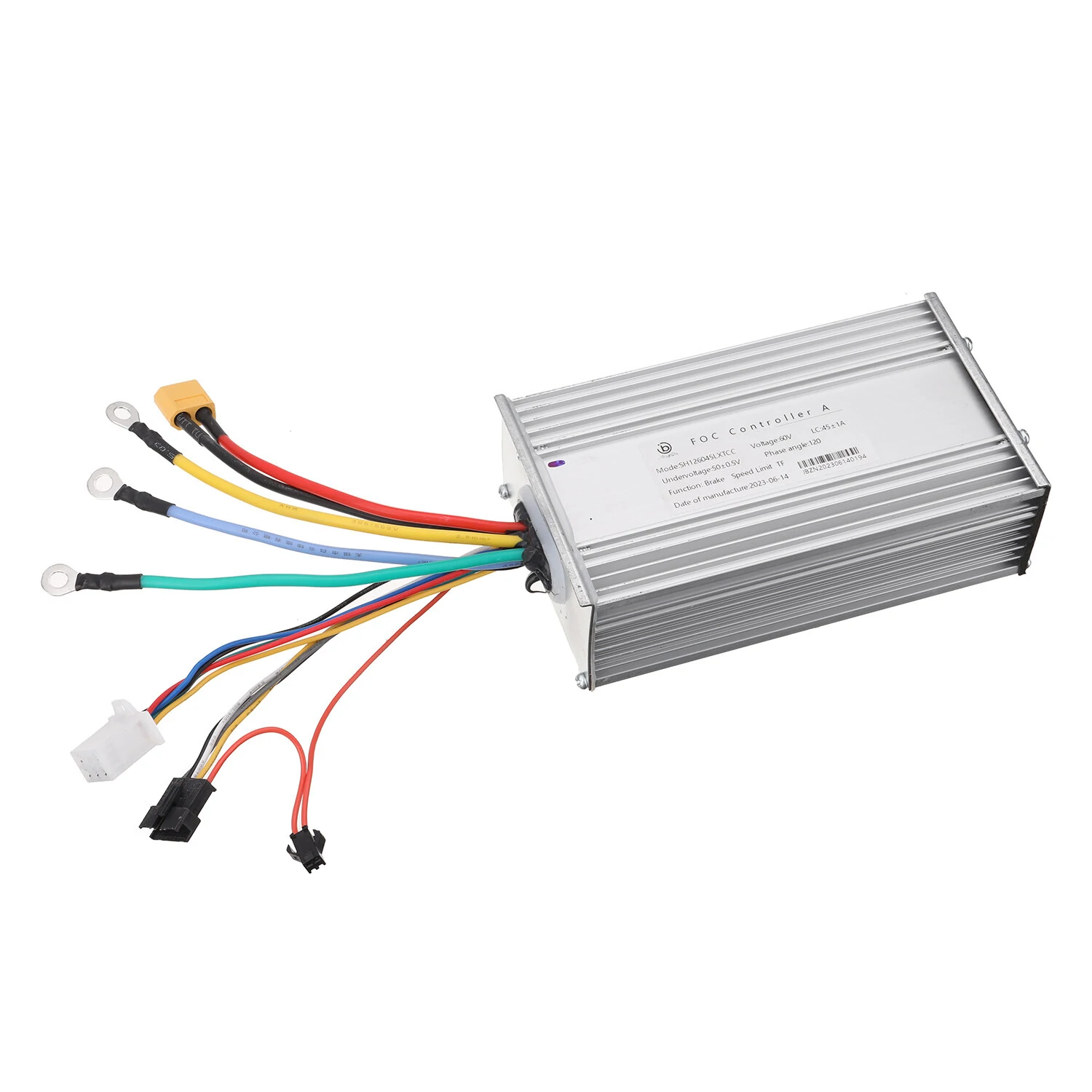 JingBo 60V 45A FOC Sine Wave Electric Scooter Controllers With Display TF-100 5 Pin Display For LAOTIE TI30 ES19 ZERO Hal0 Knight 60V Electric Scooter — view 6
