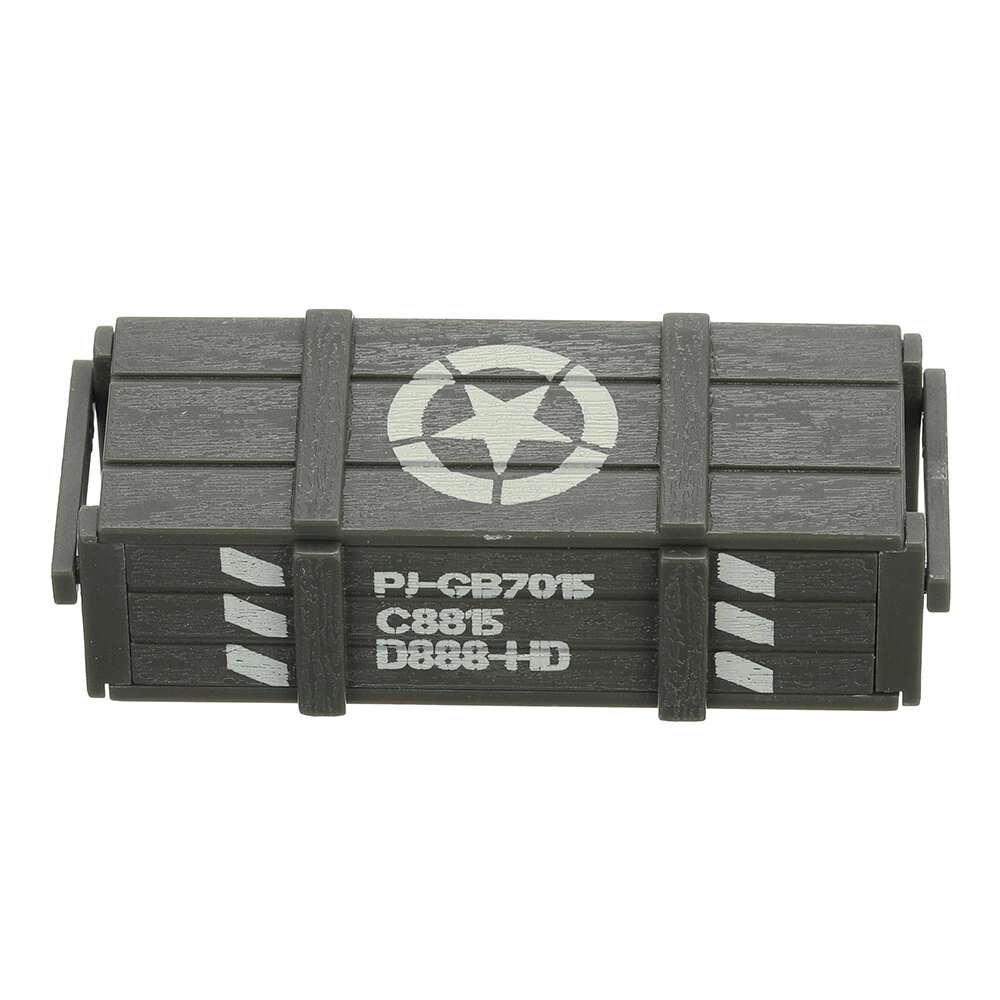 JJRC C8815 1/10 Willys Military Truck RC Car Parts Oil Drum Small Large Cartridges Box Vehicles Models Spare Decoration DIY Accessories — view 9