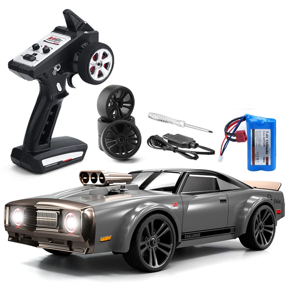 JJRC Q142 RTR 1/14 2.4G 4WD Drift RC Car Retro LED Light High Speed Full Proportional Flat On-Road Vehicles Models Toys — view 4