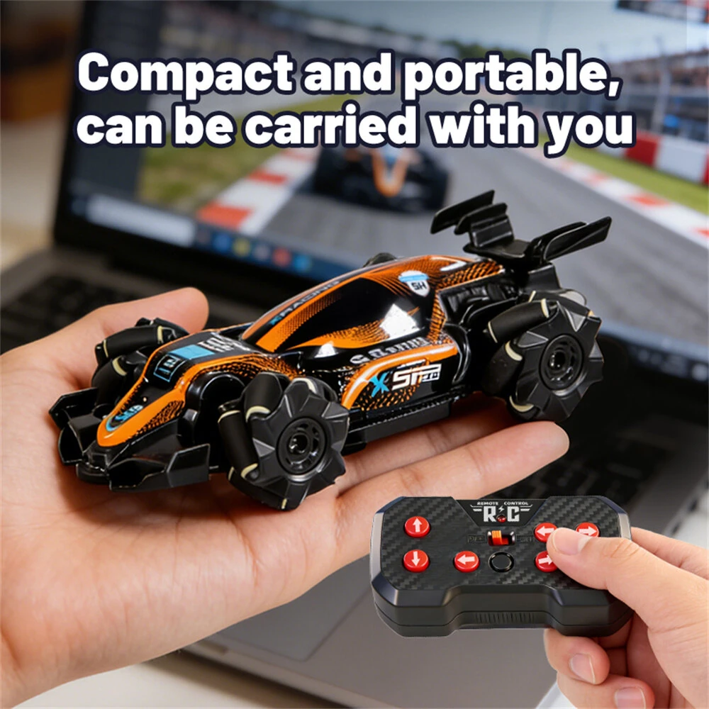 JJRC Q239 RTR 1/40 2.4G 2WD Mini RC Car Formula Racing Stunt Remote Control Drift LED Light 360° Rotation Desktop Portable Vehicles Models Toys — view 4