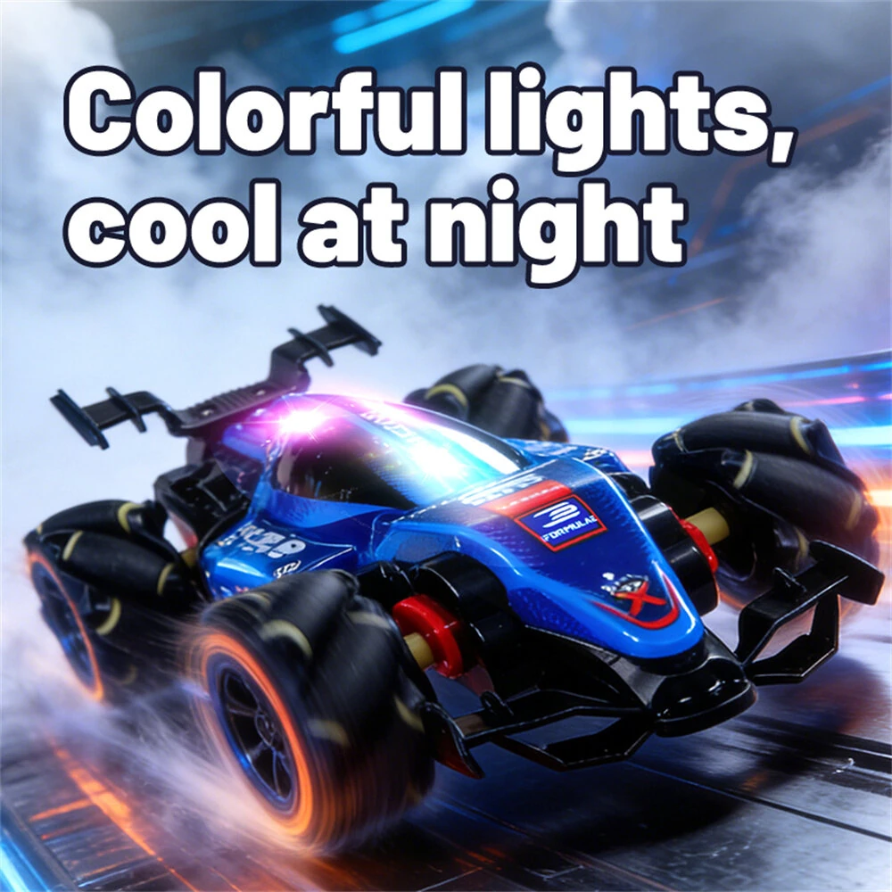 JJRC Q239 RTR 1/40 2.4G 2WD Mini RC Car Formula Racing Stunt Remote Control Drift LED Light 360° Rotation Desktop Portable Vehicles Models Toys — view 6