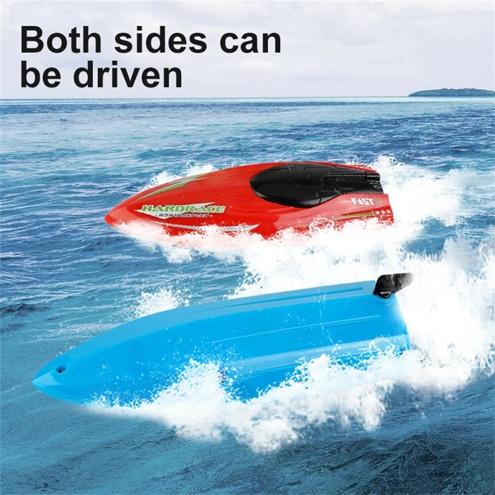 JJRC S8 RTR 2.4G RC Boat Stunt Mini Speedboat LED Light 360° Rotation Remote Control Racing Ship Waterproof Kids Children Toys Vehicle Models — view 7