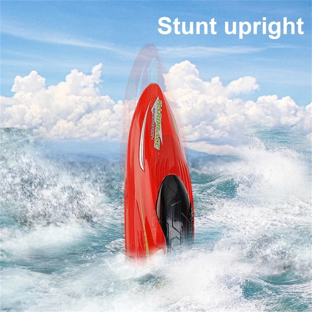 JJRC S8 RTR 2.4G RC Boat Stunt Mini Speedboat LED Light 360° Rotation Remote Control Racing Ship Waterproof Kids Children Toys Vehicle Models — view 9