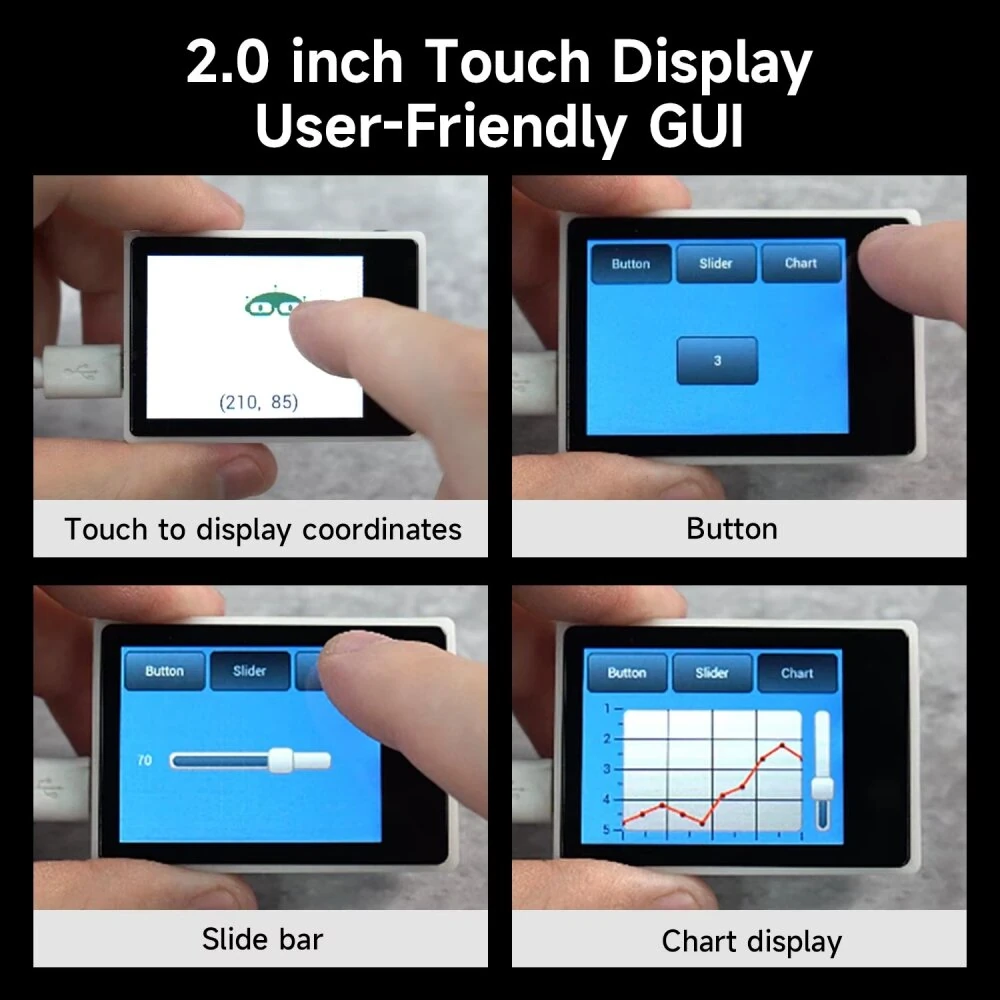K210 Visual Recognition Module with 2MP Camera OV2640 2 inch LCD Capacitive Touch Screen For DIY Robot Car Kit RaspberryPi — view 7