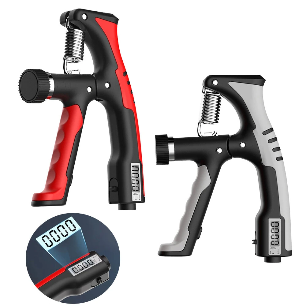 KALOAD 10-100Kg Electronic Smart Counting Adjustable Hand Grip Strengthener Trainer Forearm Exercise Gripper Bodybuilding Muscle Carpal Rehabilitation Athletes — KALOAD