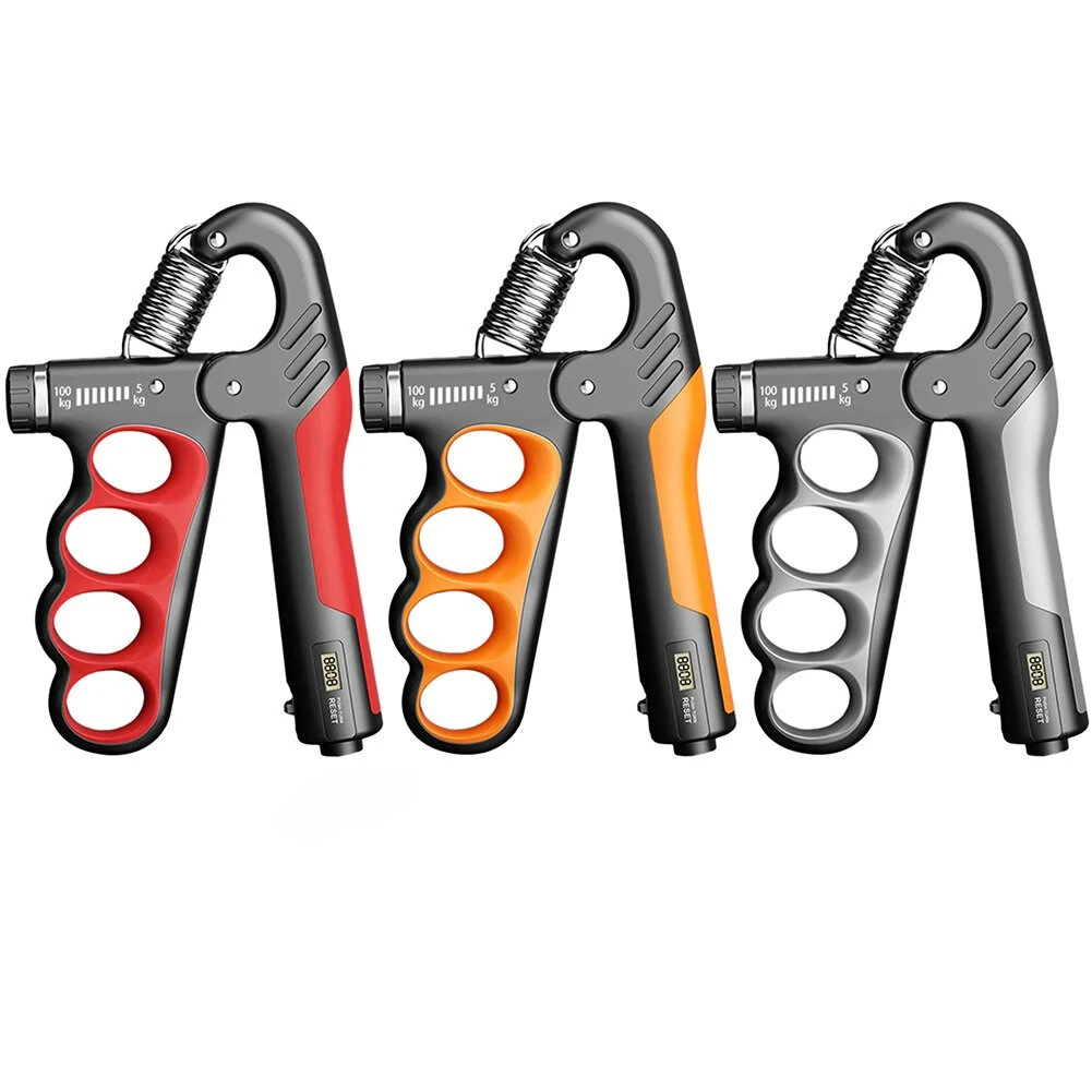 KALOAD 5-100 KG Adjustable Resistance Electronic Counting Hand Grip Strength Trainer Wrist Expander Training Hand Gripper Hand Gripper for Home Gym Fitness — view 2
