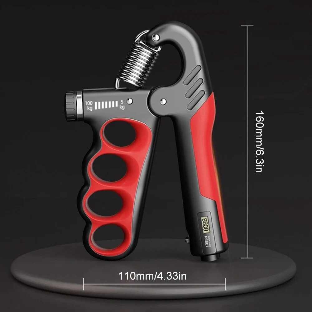 KALOAD 5-100 KG Adjustable Resistance Electronic Counting Hand Grip Strength Trainer Wrist Expander Training Hand Gripper Hand Gripper for Home Gym Fitness — view 8