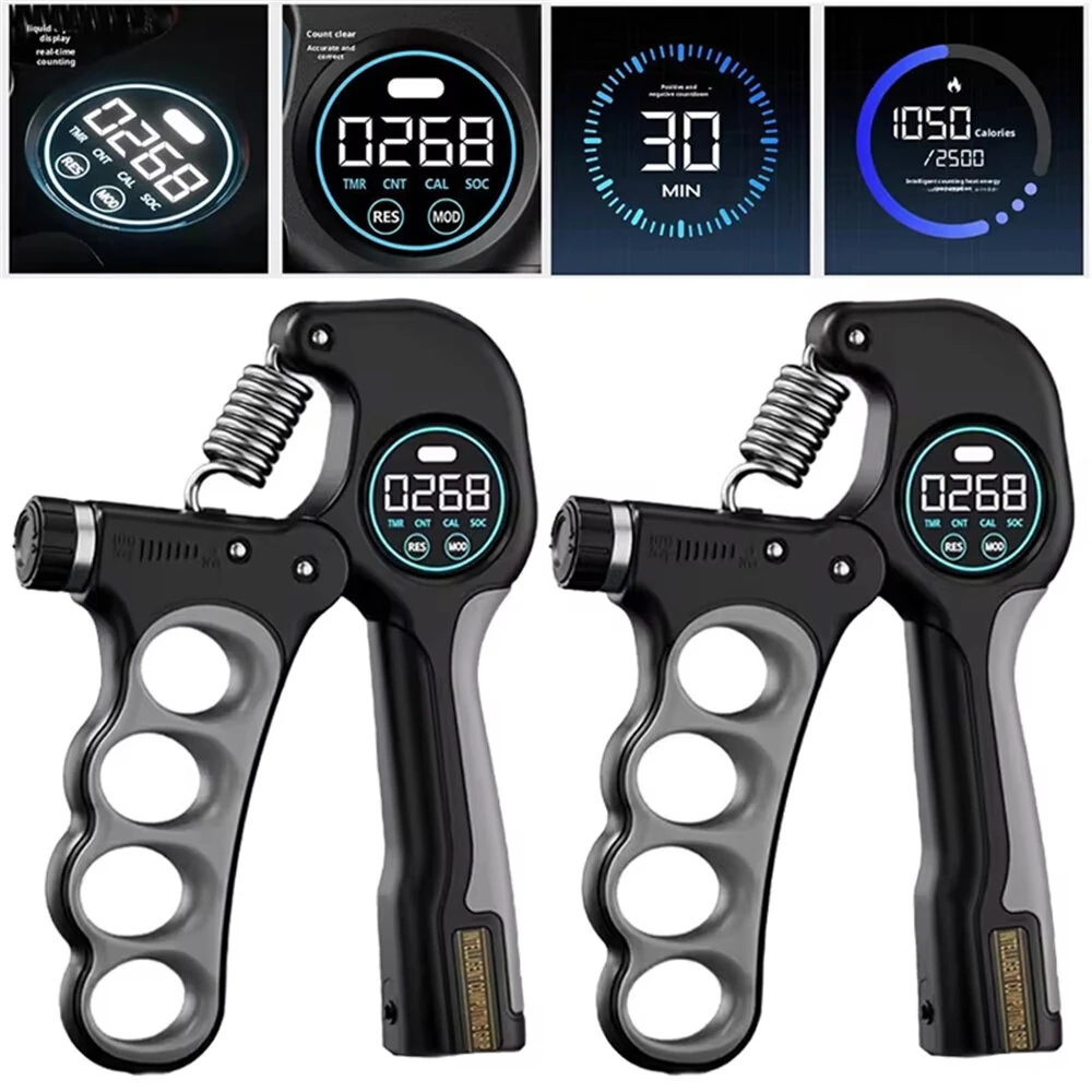 KALOAD 5-100Kg Adjustable Heavy Hand Grip Exercise Strengthener Gripper Finger Expander Arm Wrist Forearm Trainers Fitness Steel Spring — view 3