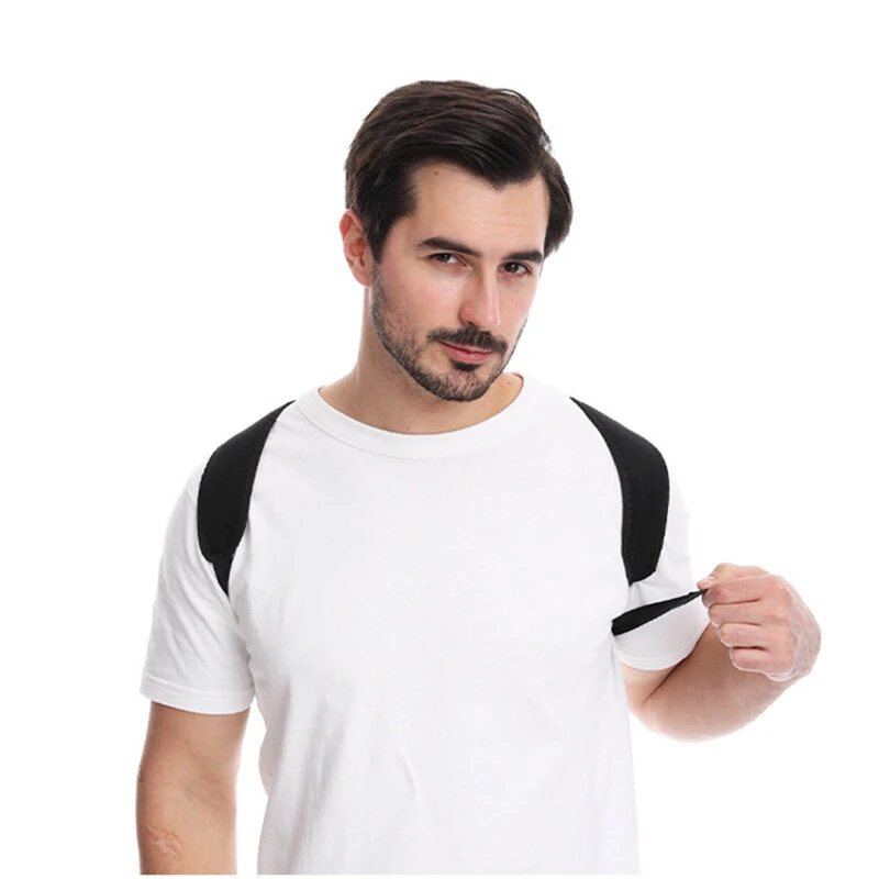 KALOAD Adjustable Back Support Invisible Shoulder Posture Corrector Unisex Spine Neck Health Correction Belt for Home Office Sport — view 5