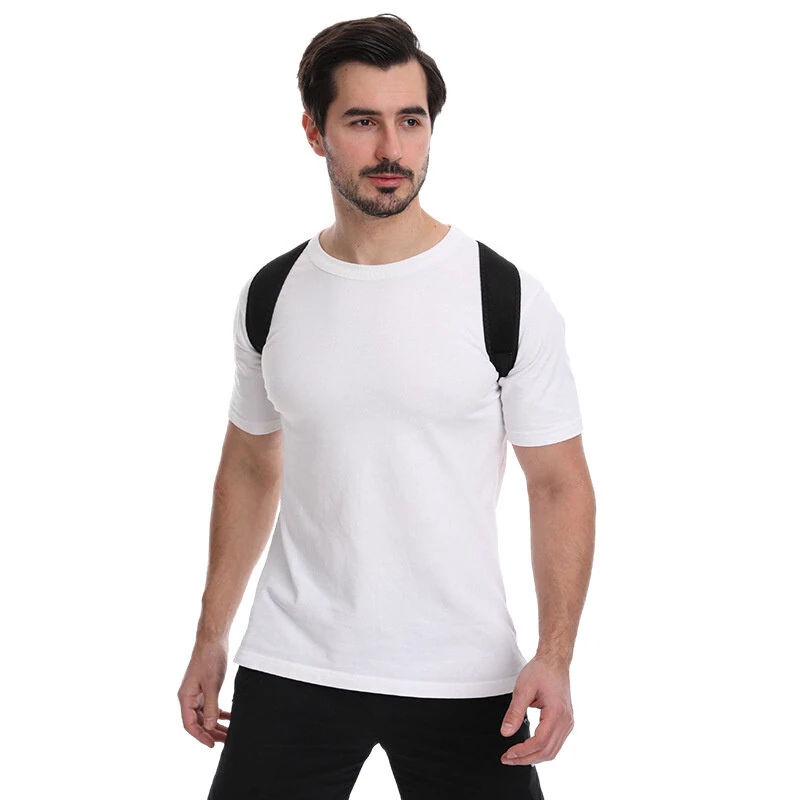 KALOAD Adjustable Back Support Invisible Shoulder Posture Corrector Unisex Spine Neck Health Correction Belt for Home Office Sport — view 7