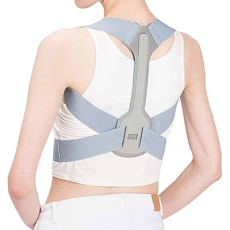 KALOAD Adjustable Invisible Posture Corrector Back Neck Brace Breathable Comfortable Support Belt for Spine Alignment — view 9