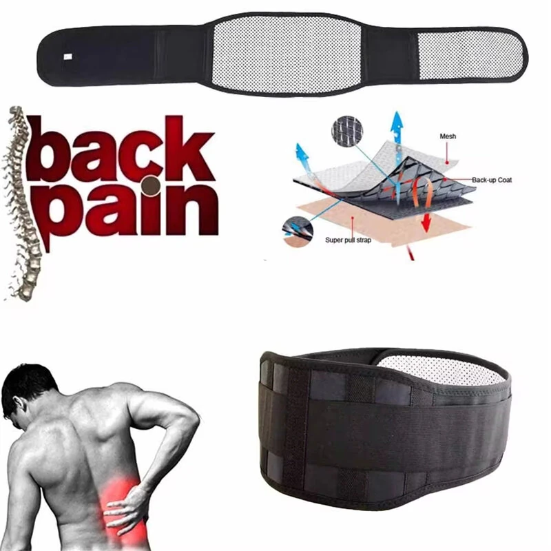 KALOAD Heating Waist Belt Steel Plate Warm Heating Lower Back Supports Waist Brace Support Belt Band — view 2