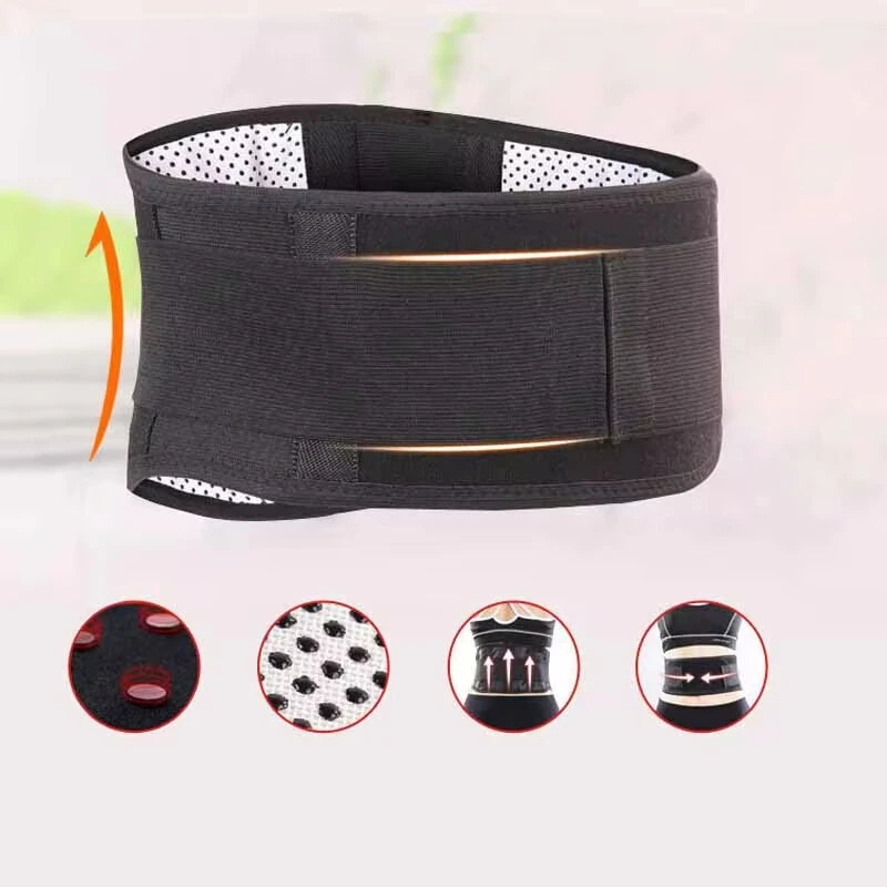 KALOAD Heating Waist Belt Steel Plate Warm Heating Lower Back Supports Waist Brace Support Belt Band — view 6