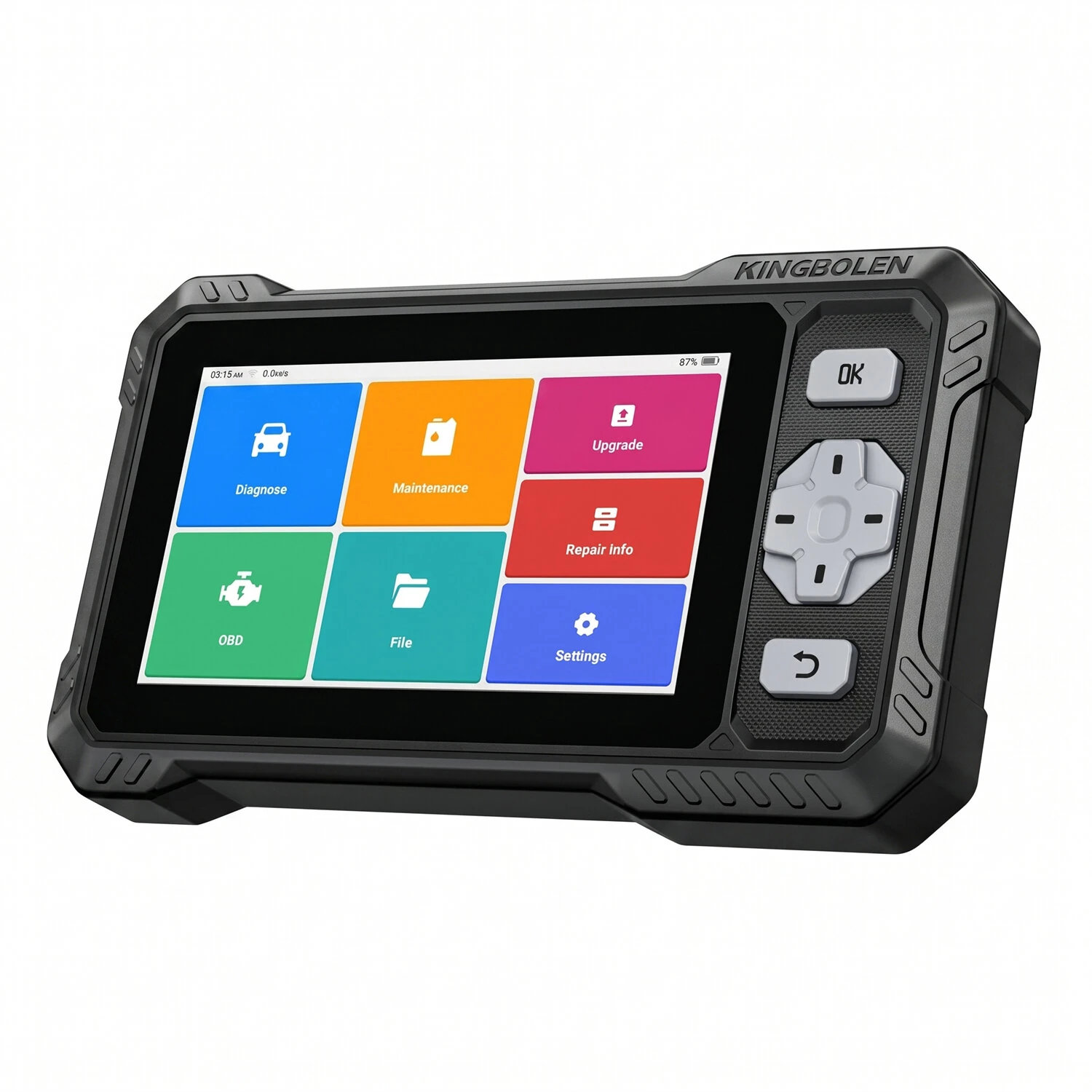 KINGBOLEN S608 OBD2 Scanner Automotive Diagnostic Tool 4 System Diagnosis 9 Resets Bi-Directional Control CANFD Lifetime Free Update Professional Car Code Reader — view 2