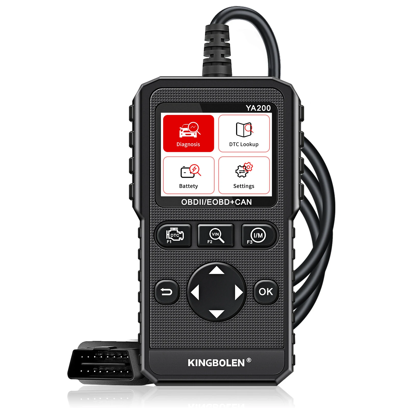 KINGBOLEN YA200 Car Engine Diagnostic Tool Professional Check Engine Light OBD2 Scanner Diagnostic Machine For All Cars Engine DTC — view 2