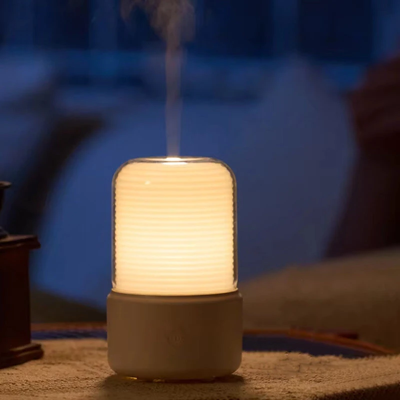 Kinscoter Aroma Diffuser Essential Oil Diffuser Usb Portable Air Humidifier Warm Color Night Light For Home Bedroom Desktop — view 5