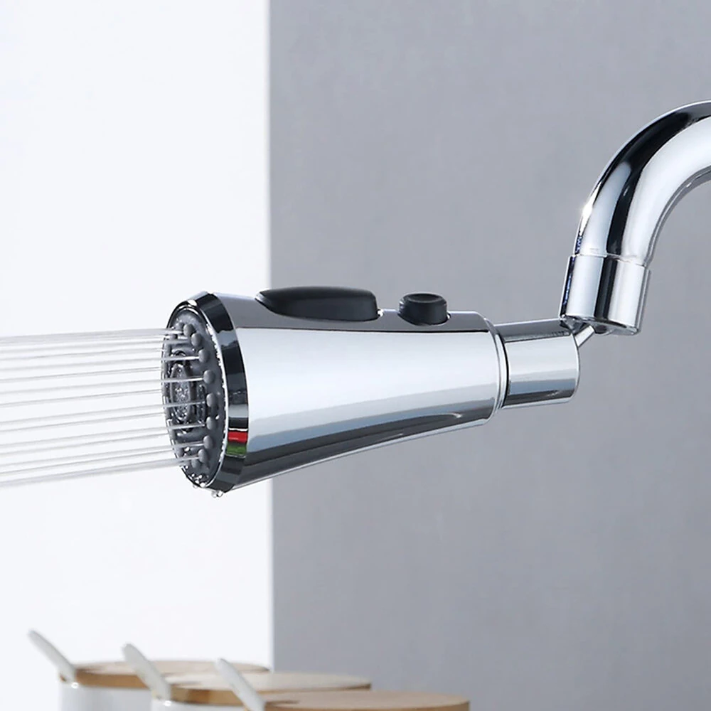Kitchen Faucet Spray Head 3 Function Spray Head 360° Swivel Faucet Spray Head Kitchen Faucet Water Saving Sink Aerator Replacement Spray Head — view 6