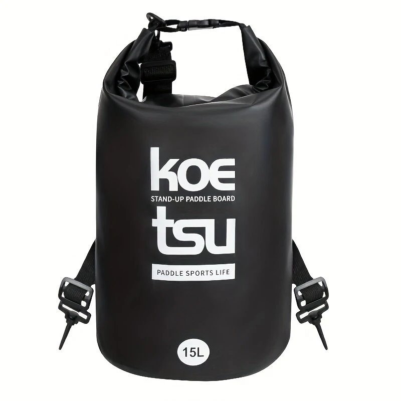 KOETSU 15L/3.96gal Waterproof Large Capacity Paddle Board Bag, For Secure Storage And Easy Carrying, Portable Lightweight Paddle Board Bag With Carry Handle, Travel Carrying Backpack — KOETSU