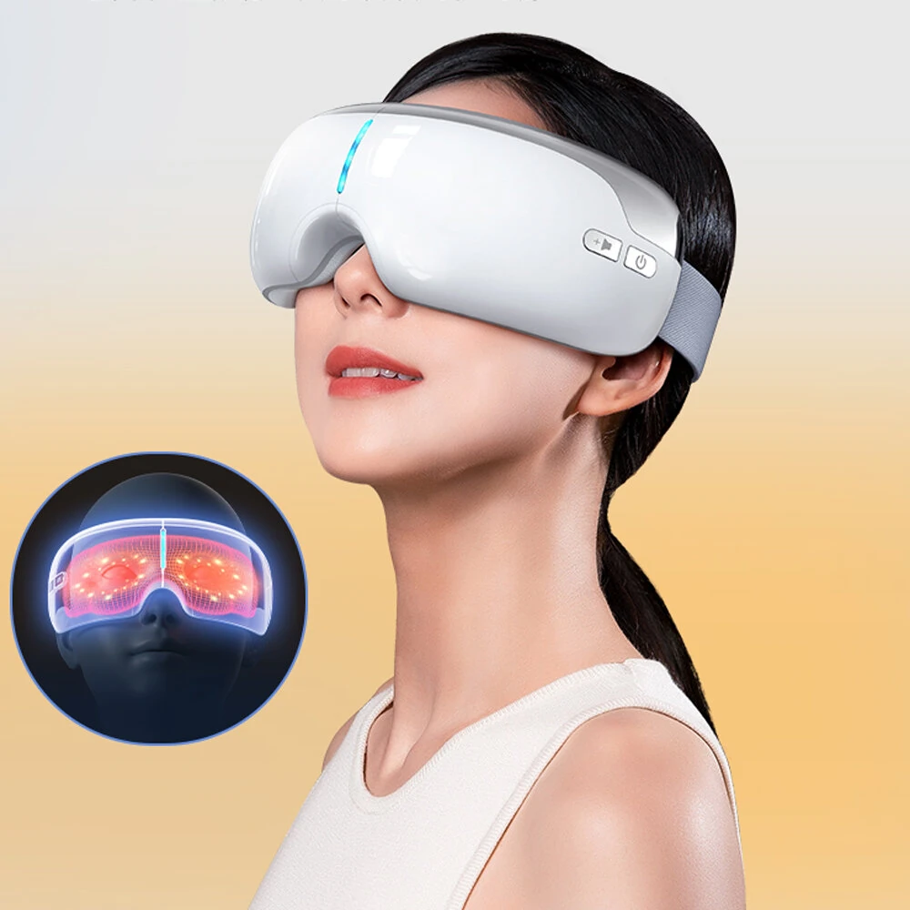 KONKA Foldable Eye Massager with Graphene Heating 3/5 Adjustable Modes 42°C Warm Compress USB Rechargeable for Eye Strain Relief — view 5